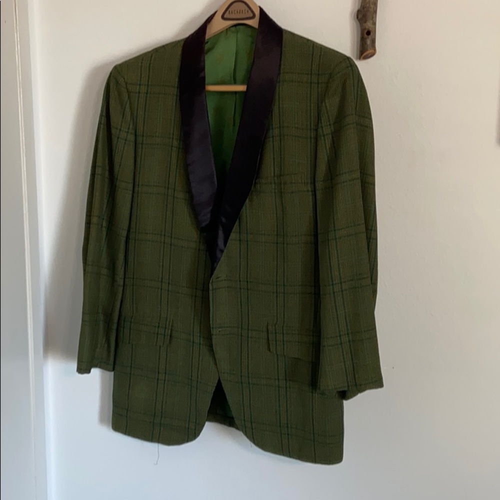 Vintage Botany 500 Green Suit Jacket